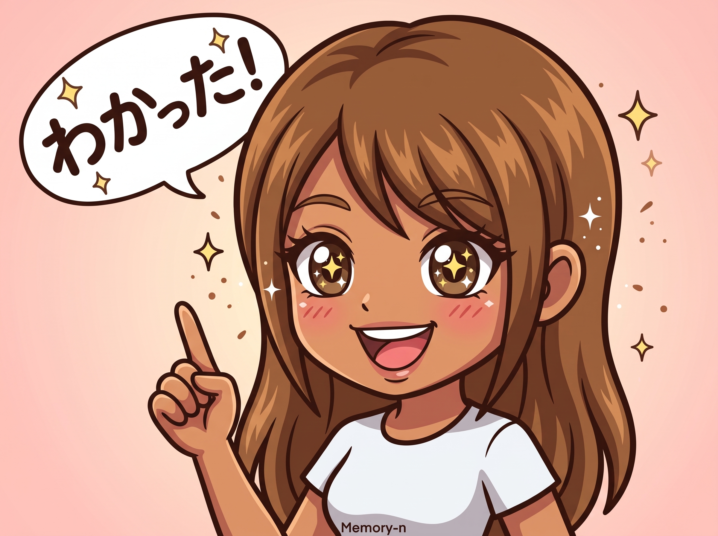 メモリの仕組みに納得したメモリん