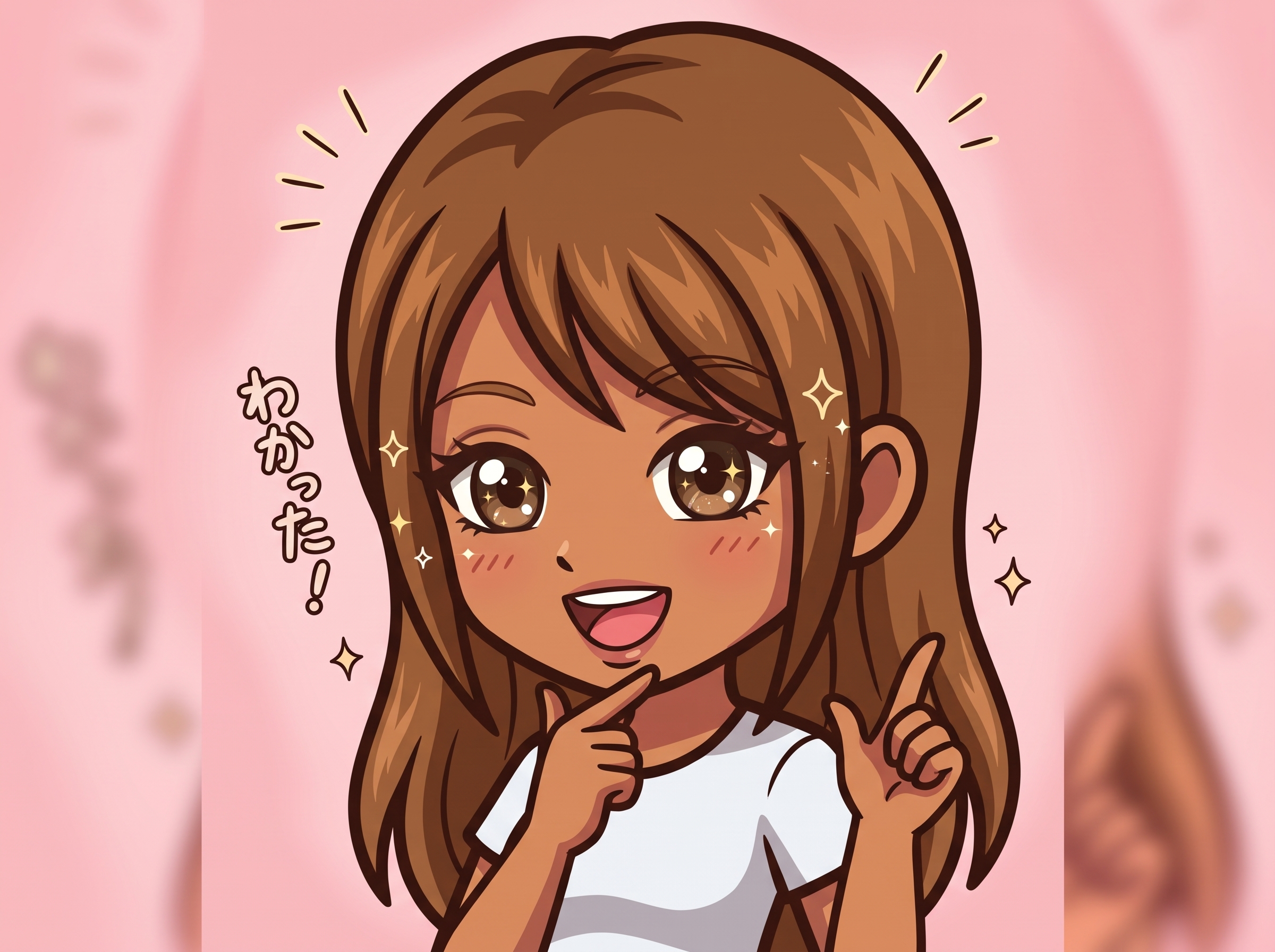 納得した表情のメモリん